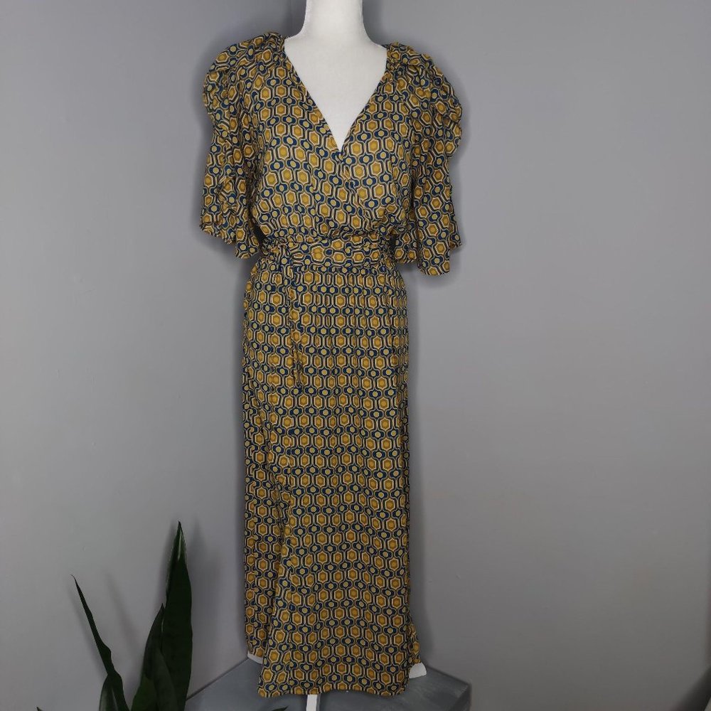 Happy X Nature midi wrap dress size s